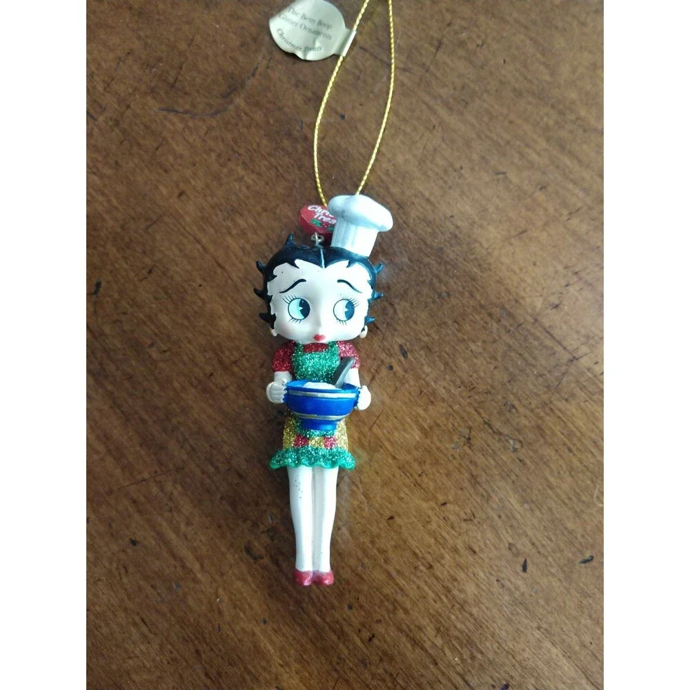 Danbury Mint The Betty Boop Glitter Ornaments ~4